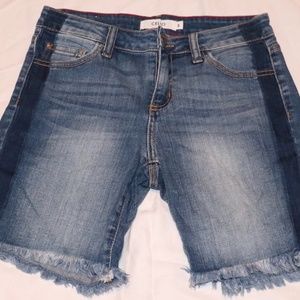 Light/Dark Wash Jean Shorts